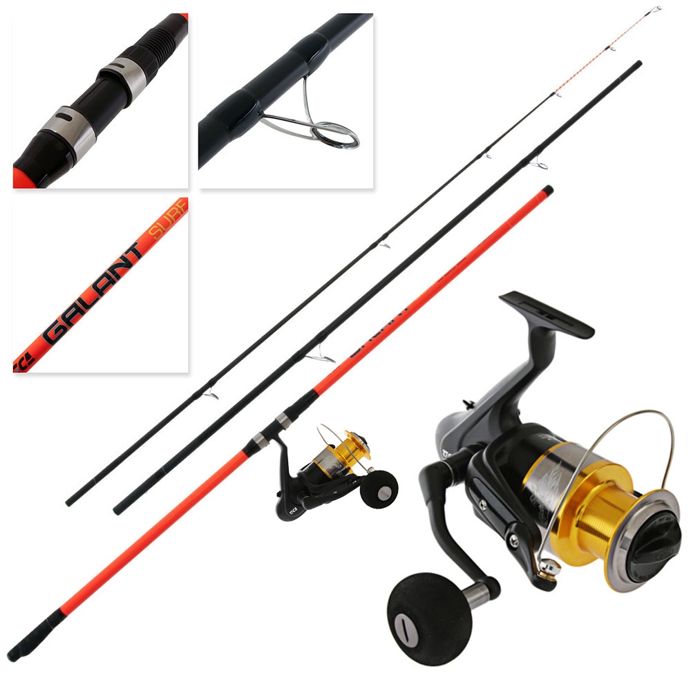 TiCA Brute Wolf BW8000 Galant 1463 Surf Combo 14ft 9in 100-220g 3pc