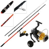 TiCA Brute Wolf BW8000 Galant 1463 Surf Combo 14ft 9in 100-220g 3pc Thumbnail TiCA Brute Wolf BW8000 Galant 1463 Surf Combo 14ft 9in 100-220g 3pc
