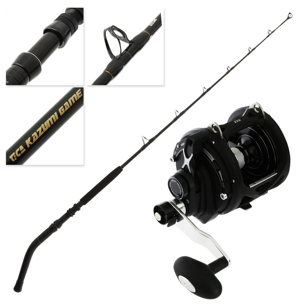 TiCA Oxean OX50TS 2-Speed Kazumi Stand-Up Roller Tip Big Game Combo 5ft 6in 24-37kg 1pc