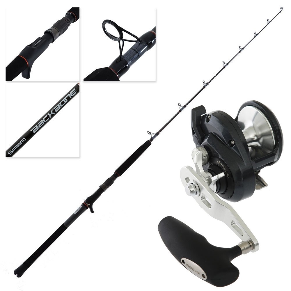 Shimano Torium 16PG Backbone OH Jigging Combo 5ft 5in 50lb 1pc