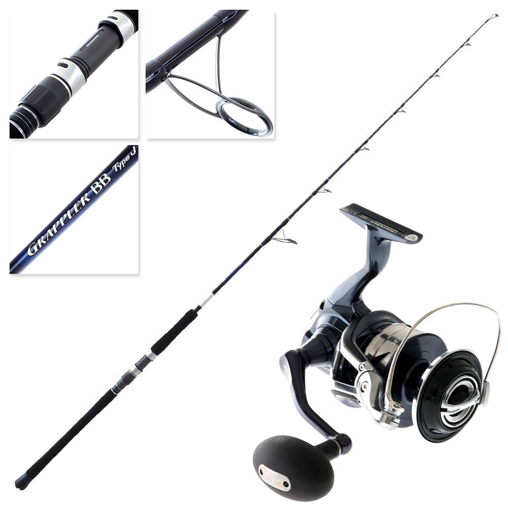 Shimano Twin Power SWC 10000PG Grappler BB Type J S566 Spin Jig Combo 5ft 6in PE6 300g 2pc