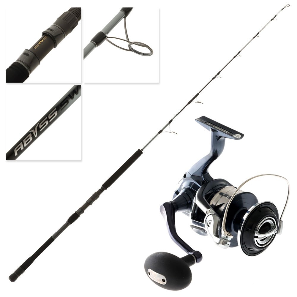 Shimano Twin Power SWC 10000PG 25 Abyss SW Spin Jig Combo 5ft 3in 200-400g 1pc