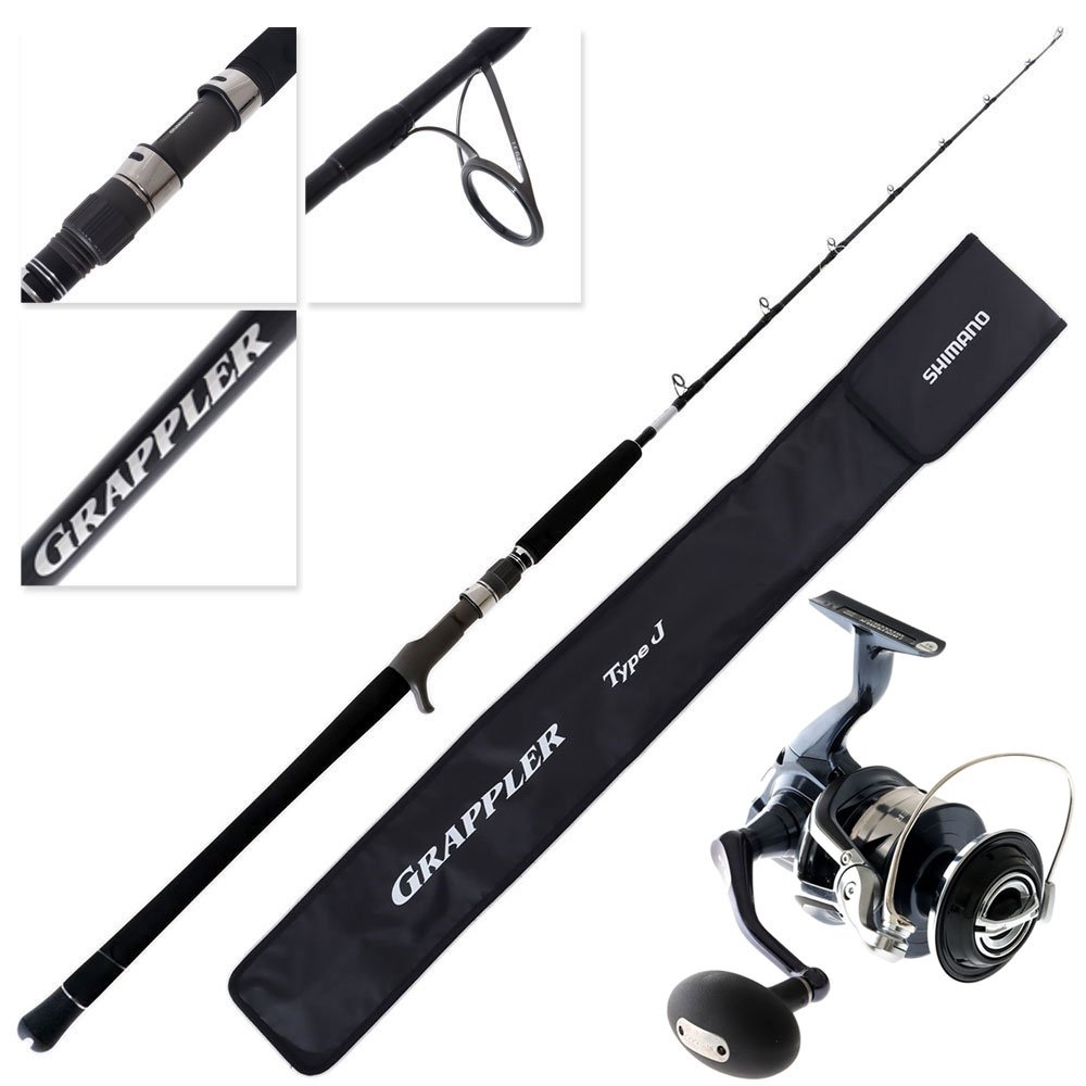 Shimano Twin Power SWC 10000PG 25 Grappler Type J S538 Spin Jig Combo 5ft 3in PE8 400g 2pc
