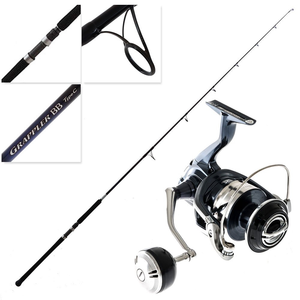Shimano Twin Power SWC 8000HG Grappler BB Type C MH Spinning Topwater Combo 8ft 8in PE6 120g 2pc