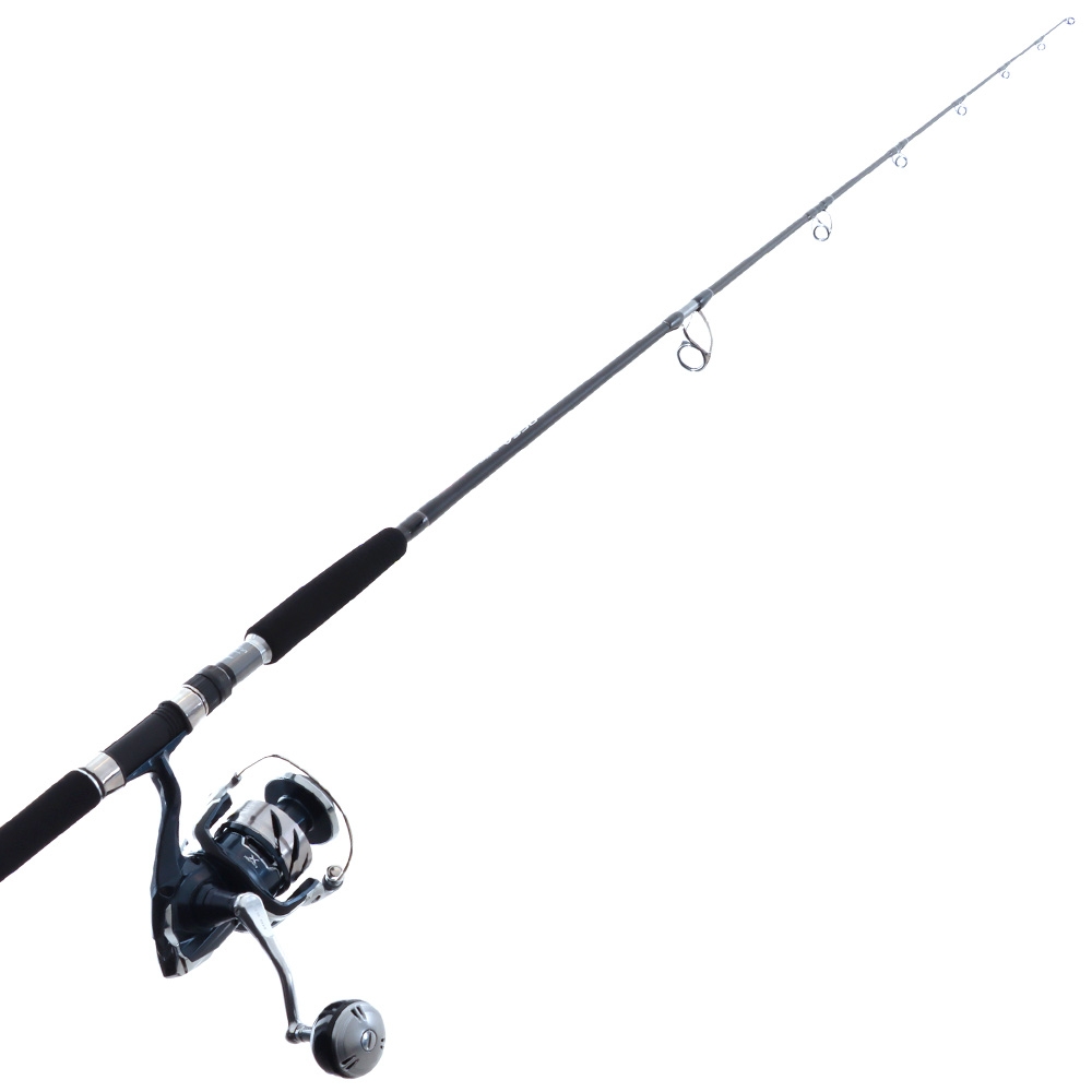 Shimano Twin Power SWC 8000HG Ocea Plugger Full Throttle Topwater Spin Combo 8ft PE5 2pc