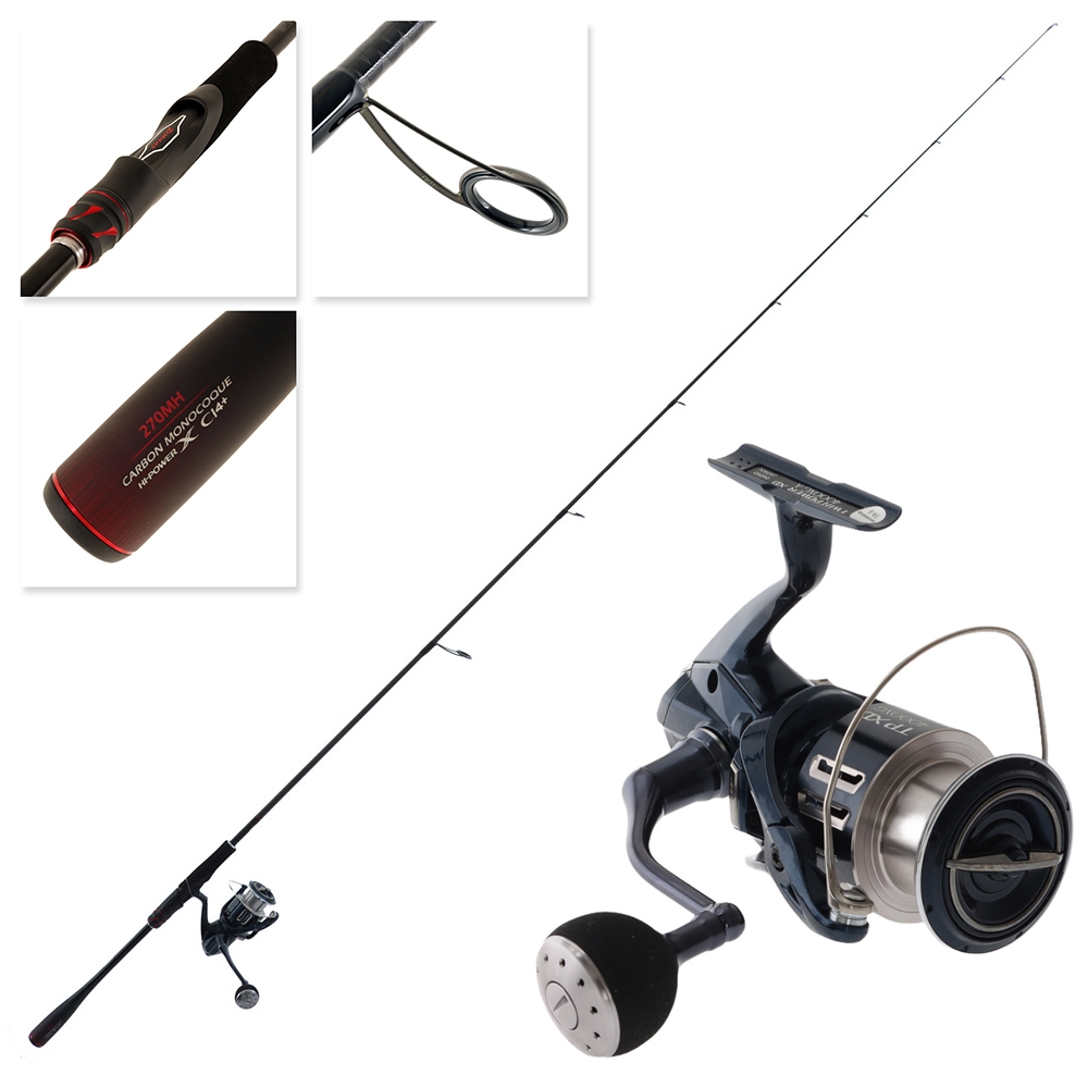 Shimano Twin Power XD A 4000XG Zodias 270MH Med Heavy Softbait Spin Combo 7ft 6-12lb 2pc