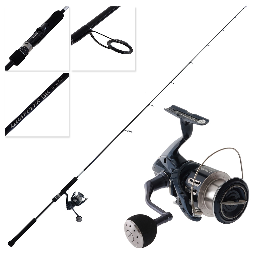 Shimano Twin Power XD A 4000XG Grappler BB Type LJ Light Spin Jig Combo 6ft 3in PE2 50-180g 2pc