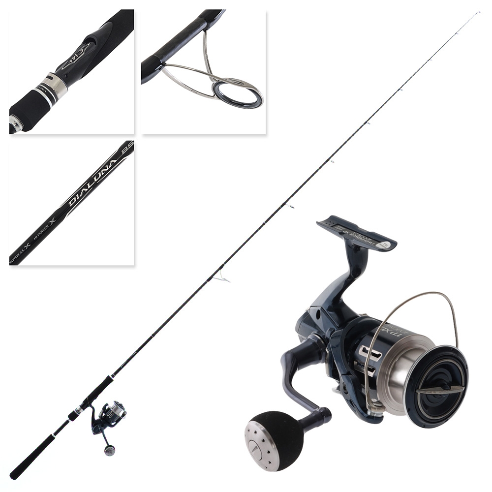 Shimano Twin Power XD A 4000XG Dialuna BS S710MH Softbait Spin Combo 7ft 10in PE1-2.5 2pc