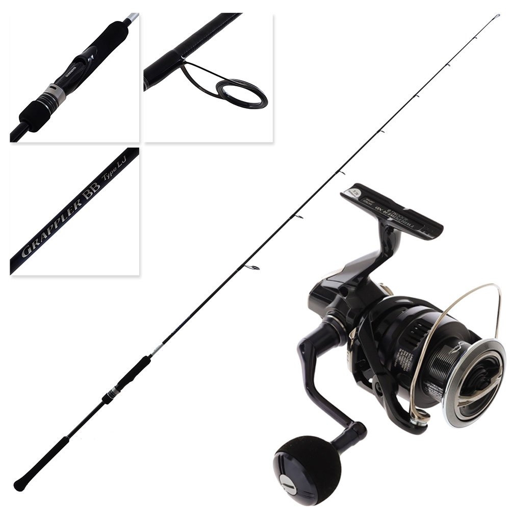 Shimano Twin Power XD FB 4000XGB Grappler BB Type LJ Spin Jig Combo 6ft 3in 50-180g 2pc