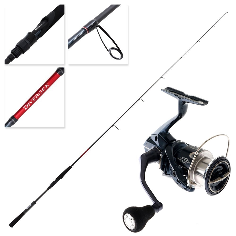 Shimano Twin Power XD A C3000HG Divergex Microjig Combo 6ft 3in PE1.2 1pc
