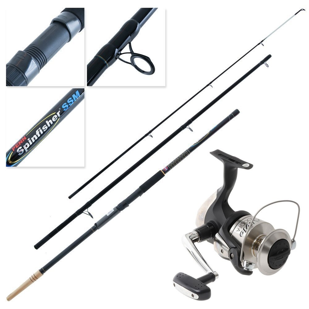 Shimano Alivio 10000 Spinfisher Surf Casting Combo 13ft 12kg 3pc