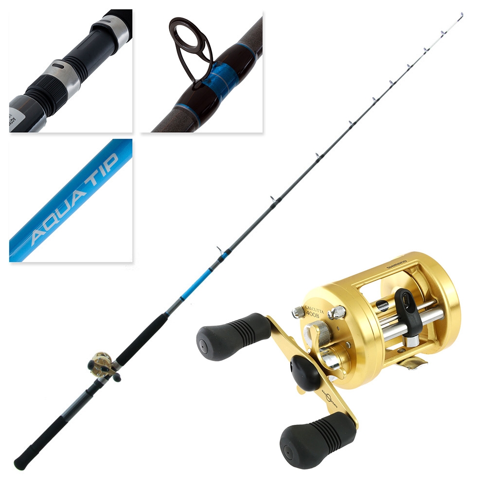 Shimano Calcutta CT 400 B Aquatip Overhead Boat Combo 6ft 6in 6-10kg 1pc