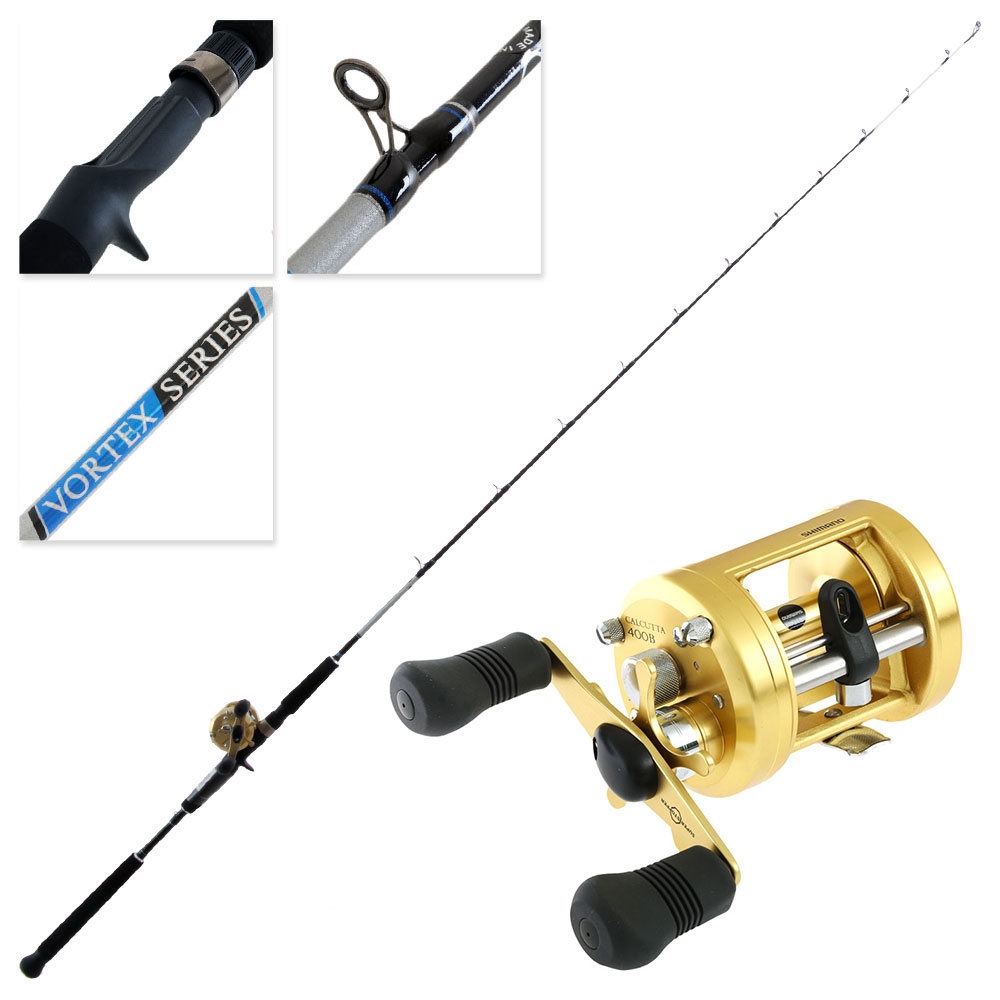 Shimano Calcutta CT 400 B Vortex Slow Jig Combo 6ft 6in 6-10kg 1pc