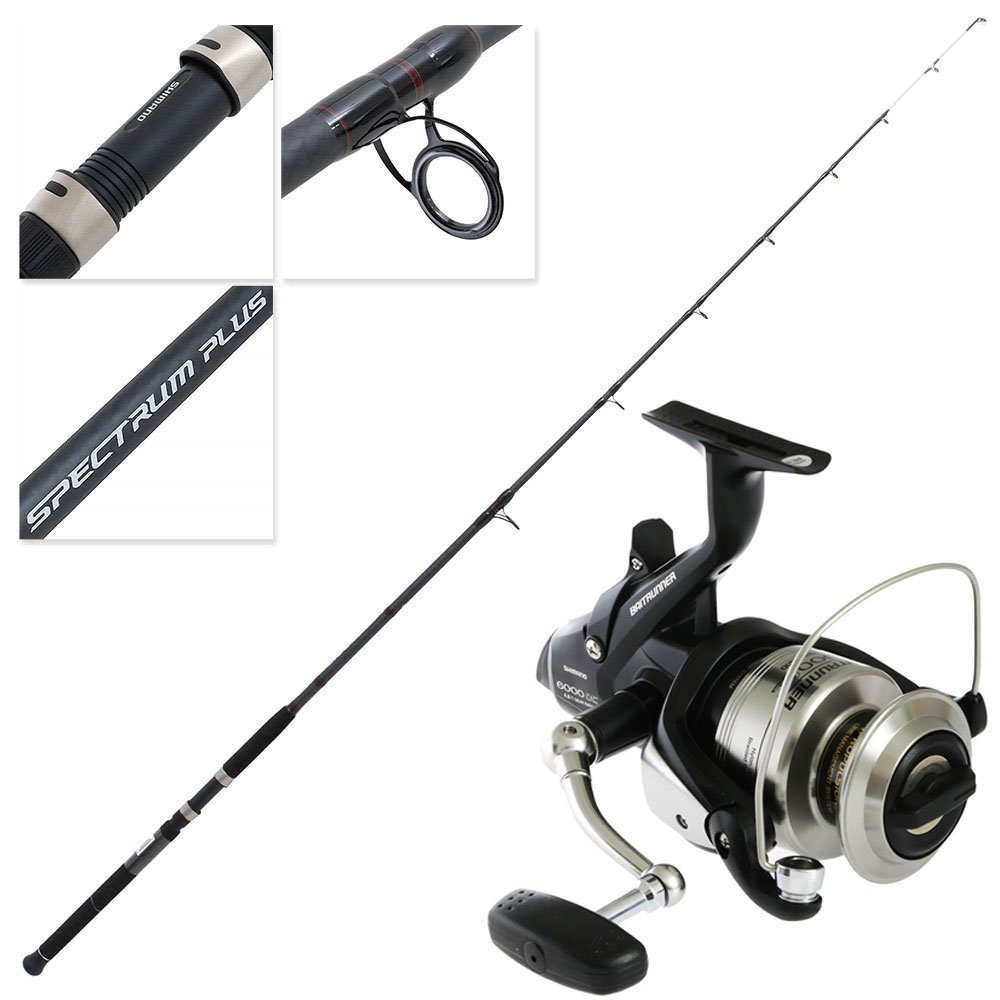 Shimano Baitrunner 6000 OC Spectrum Plus Saltwater Spinning Combo 7ft 6-10kg 2pc