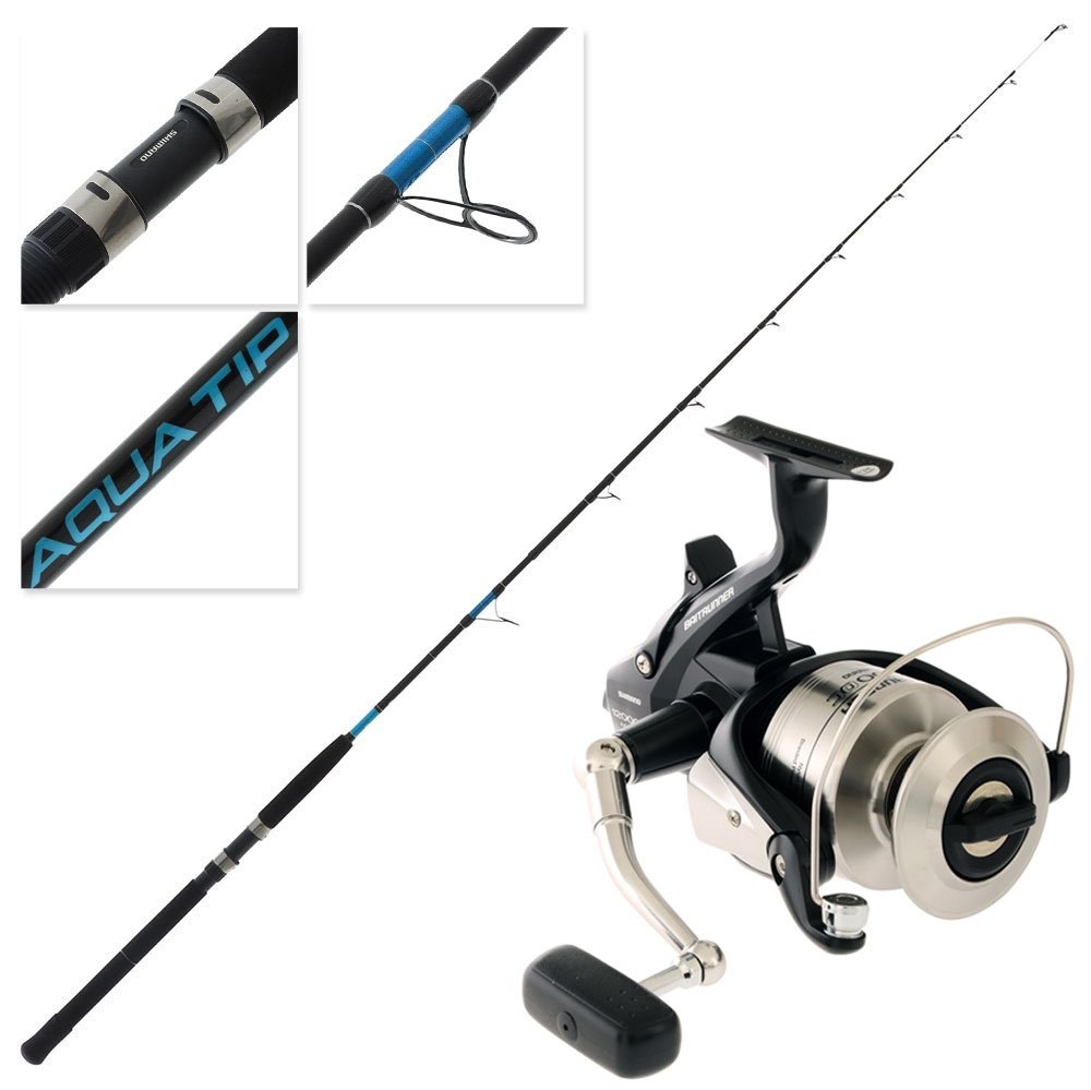 Shimano Baitrunner 12000 OC 25 Aquatip Spinning Combo 7ft 10-15kg 2pc