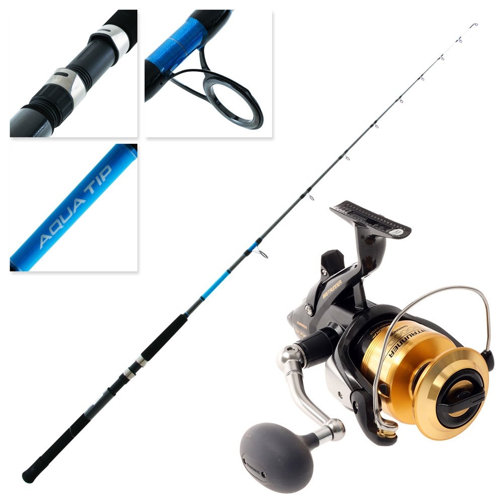 Shimano Baitrunner 8000 D Aquatip Straylining Combo 7ft 10-15kg 1pc