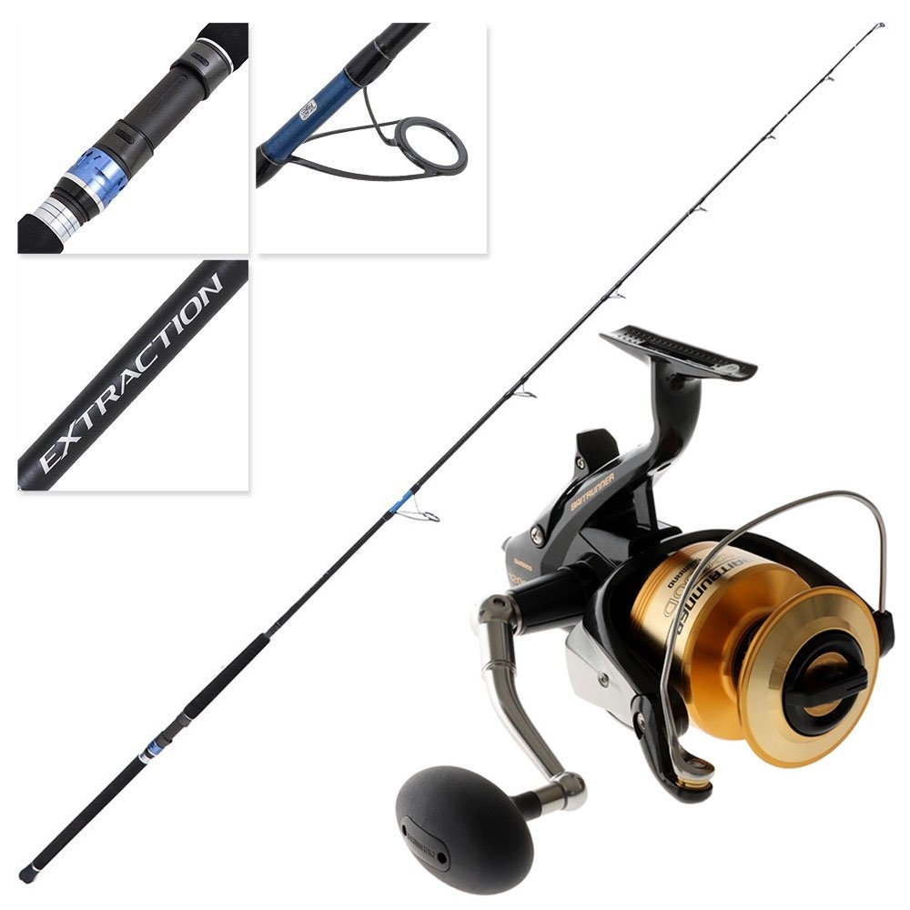 Shimano Baitrunner 12000 D Extraction Topwater Stickbait Combo 8ft 2in PE6-8 2pc