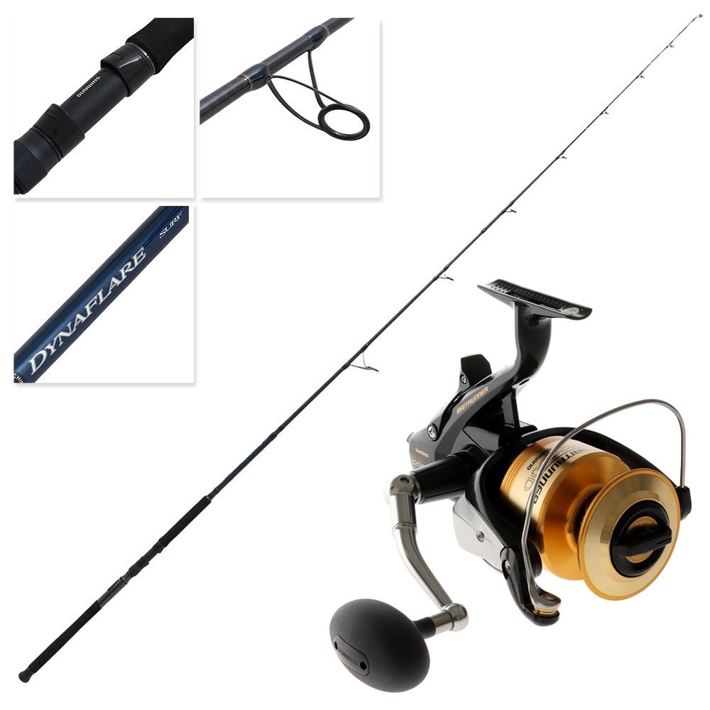 Shimano Baitrunner 12000 D Dynaflare MH Rock Spin Combo 9ft 6in 10-15kg 3pc