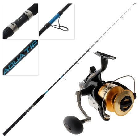 shimano baitrunner rod OC Spinning Reel including saltwater casting and bait fishing for a variety of pelagic gamefish offshore Shimano Aquatip Baitrunner Spin Rod