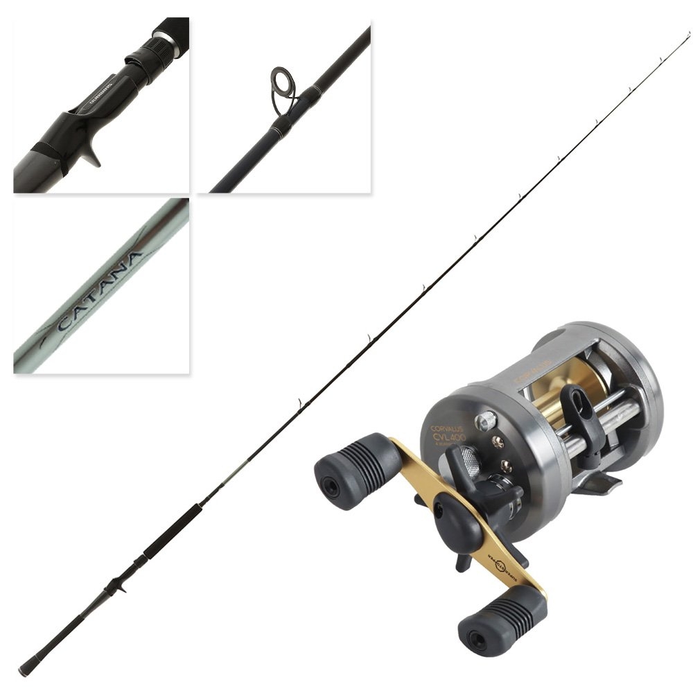 Shimano Corvalus 400 25 Catana MH Boat Combo 7ft 4-8kg 2pc