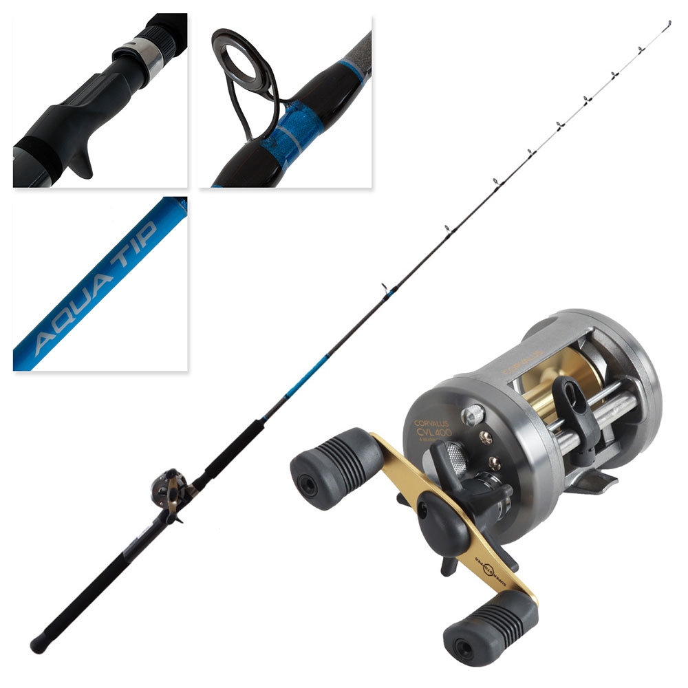 Shimano Corvalus 400 Aquatip Baitcaster Combo 6ft 4-8kg 1pc