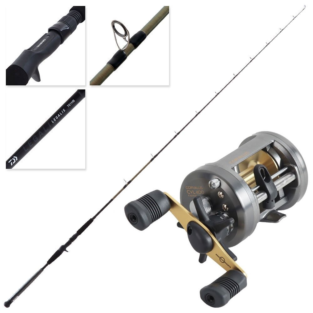 Shimano Corvalus 400 Legalis Boat Combo 7ft 10kg 1pc