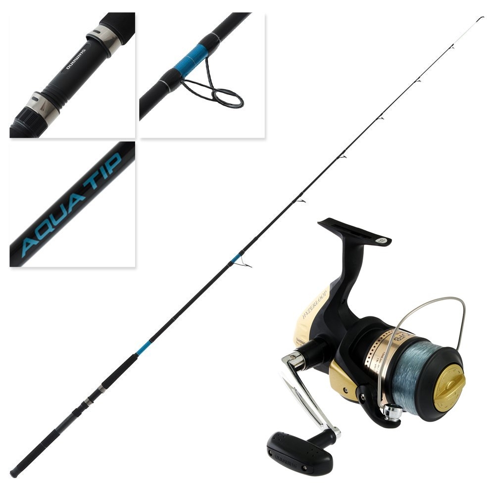 Shimano Hyperloop 6000 FB 25 Aquatip Boat Spin Combo 8ft 8-12kg 2pc