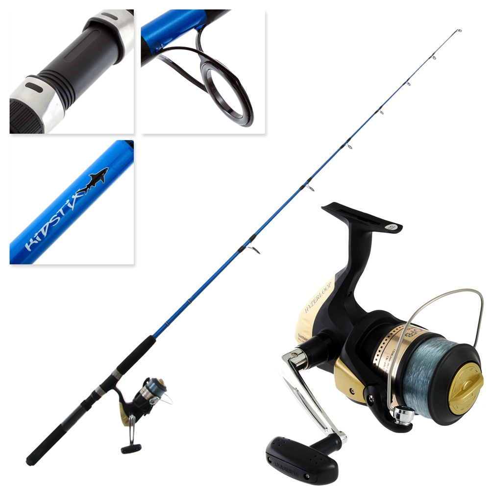 Shimano Hyperloop 6000 FB Kidstix Blue Kids Combo 6ft 8-12kg 1pc