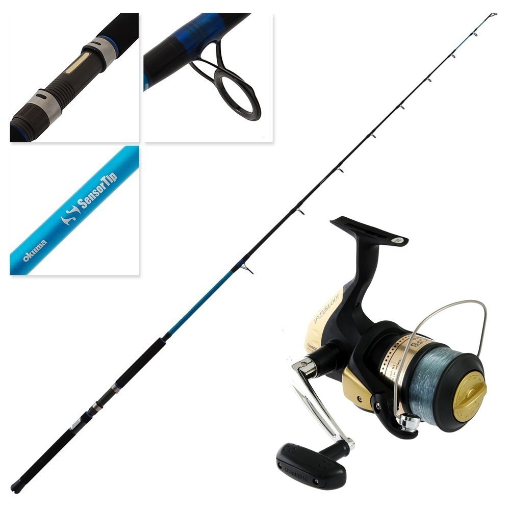 Shimano Hyperloop 6000 Sensor Tip Boat Combo incl Line 7ft 15kg 2pc