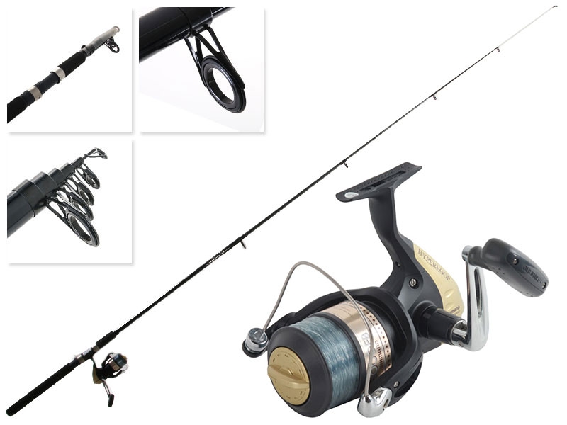 Shimano Hyperloop 6000 FB and Eclipse Telescopic Surfcasting Combo 10ft 5-8kg 1pc