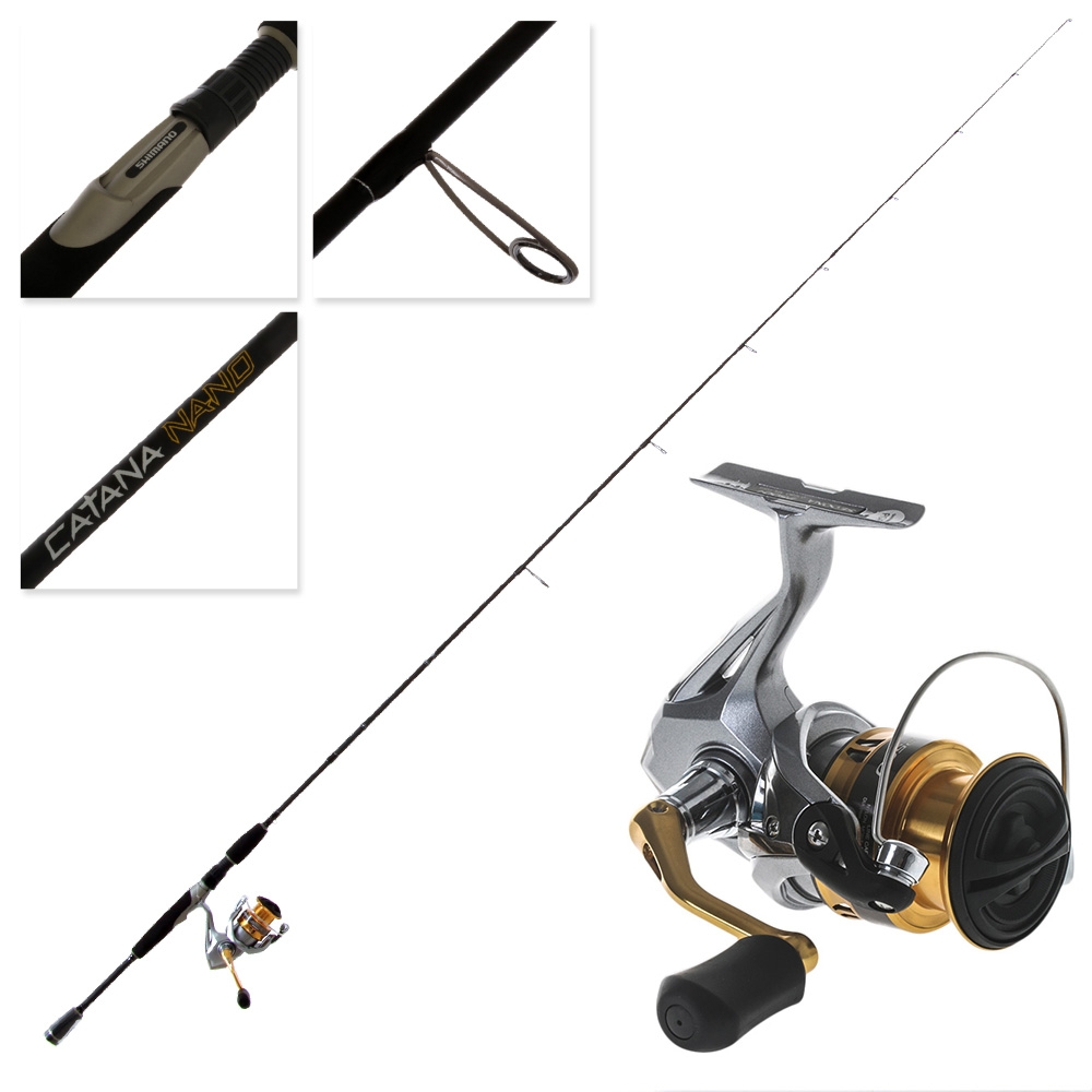 Shimano Sedona 2500 FI Catana Nano Freshwater Spin Combo 7ft 3-5kg 4pc