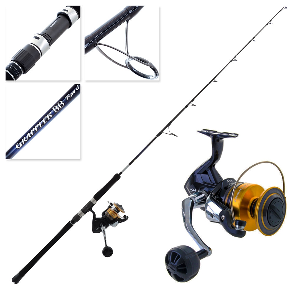 Shimano Socorro 10000 SW Grappler BB Type J S566 Spin Jig Combo 5ft 6in PE6 300g 2pc