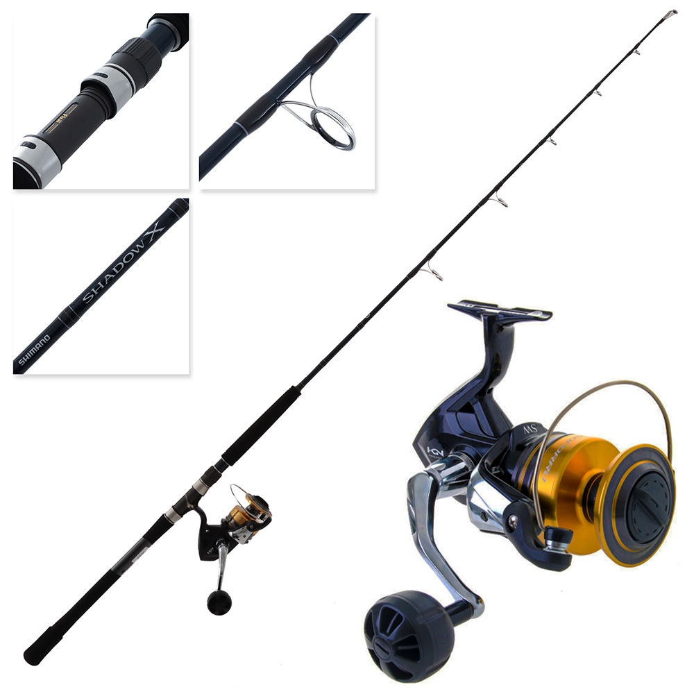 Shimano Socorro 10000 SW Shadow X Spin Jig Combo 5ft 6in PE6-8 250-350g 1pc
