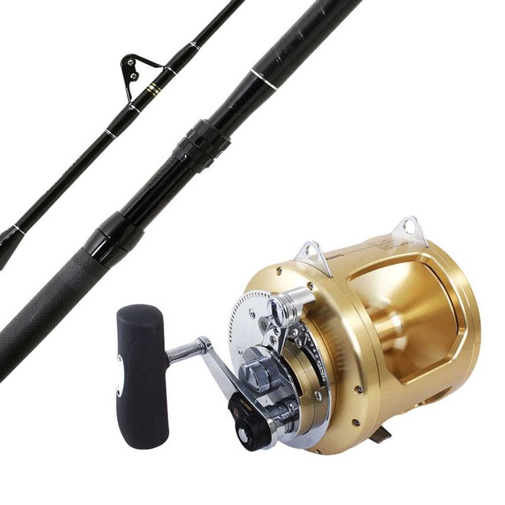 best shimano rod to pair with a 130 130W 2-Speed Fishing Reel on Tournament Edition Straight Fishing Built on our rugged graphite composite blank with Carbon Coil Technology for optimum power and comfort Buy Shimano Tiagra 130 Hyper