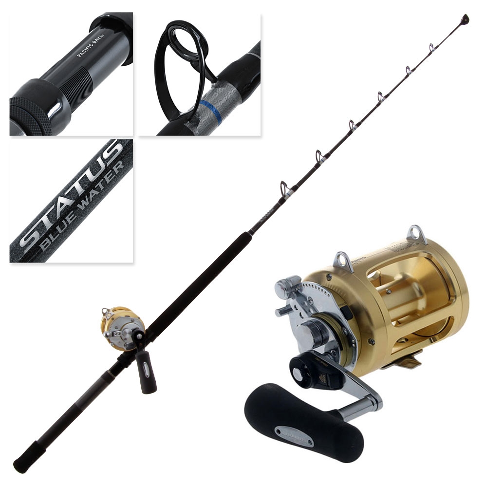 Shimano Tiagra 30WLRSA Status Blue Water Roller Tip Game Combo 5ft 6in 24kg 1pc
