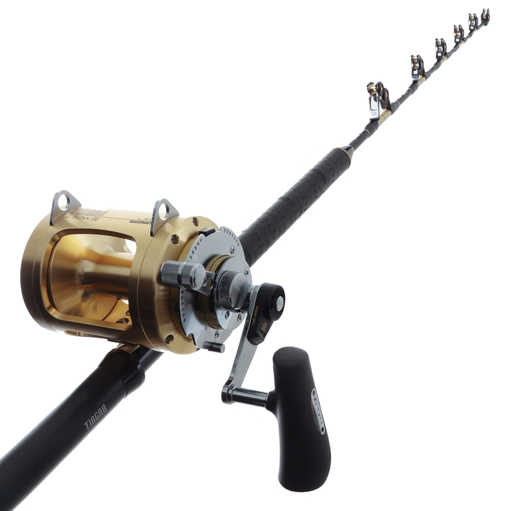 Shimano Tiagra 50 WLRSA Ultra Stand-Up Roller Game Combo 5ft 5in 80lb 2pc