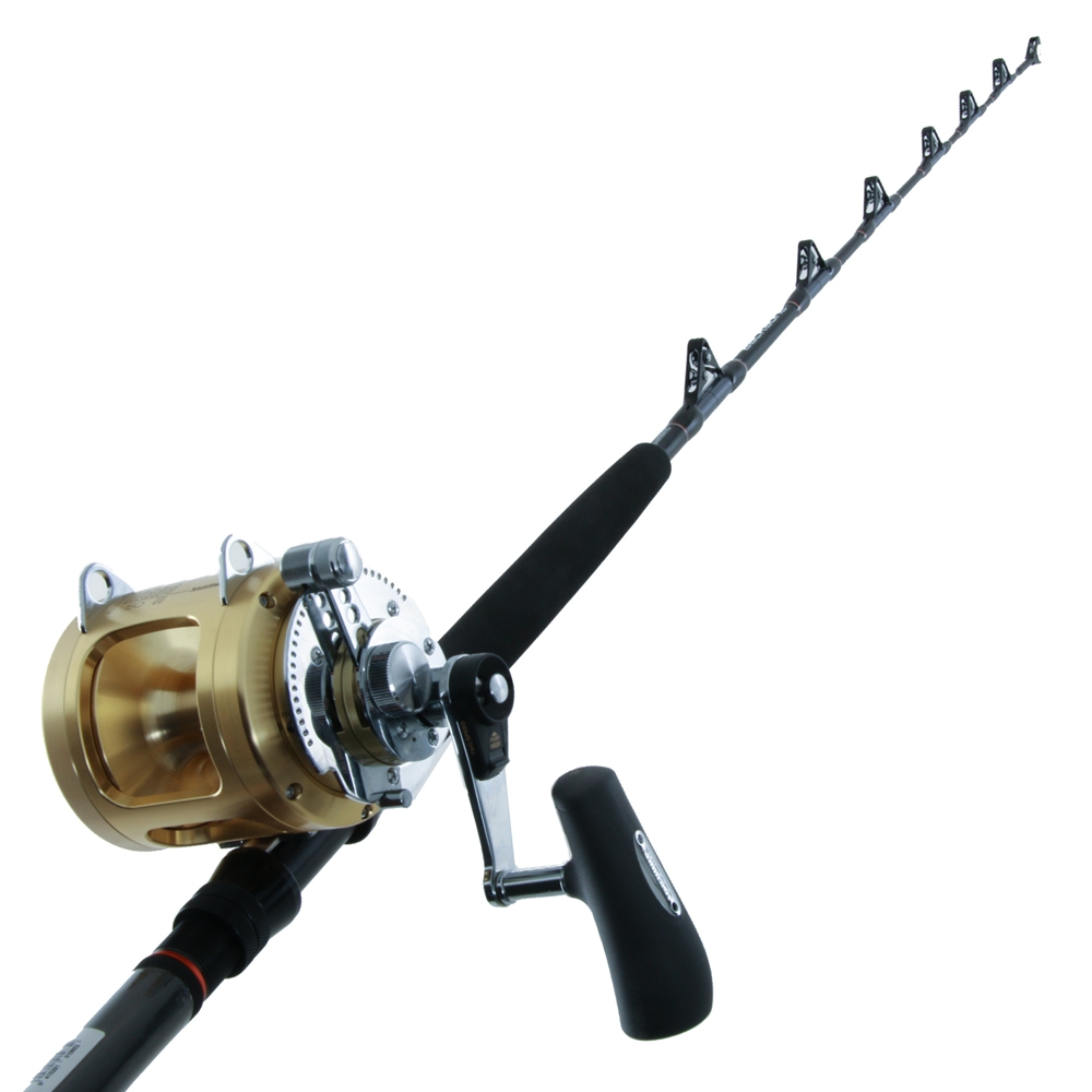 Shimano Tiagra 50 A Backbone Fully Rollered Game Combo 5ft 7in 24kg 1pc