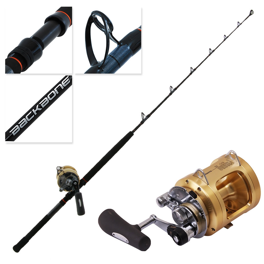 Shimano Tiagra 50A Backbone Roller Tip Game Combo 5ft 7in 24kg 1pc