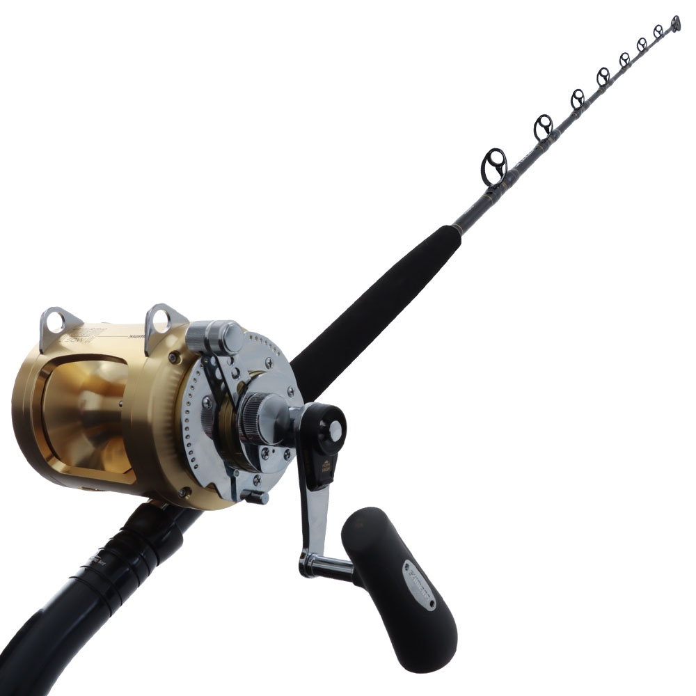 Shimano Tiagra 50 WLRSA Status Blue Water Bent Butt Game Combo 5ft 6in 24-37kg 2pc