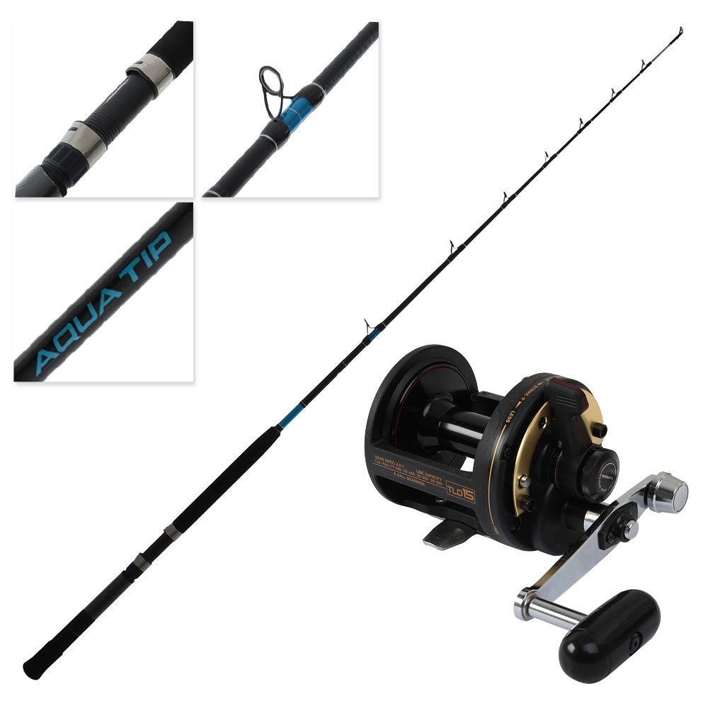 Shimano Triton TLD 15 25 Aquatip Overhead Boat Combo 6ft 15kg 1pc