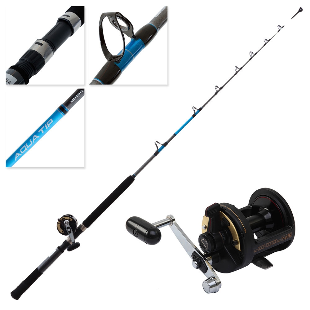 Shimano Triton TLD 15 Aquatip Lever Drag Single Speed Boat Combo 5ft 6in 15kg 1pc