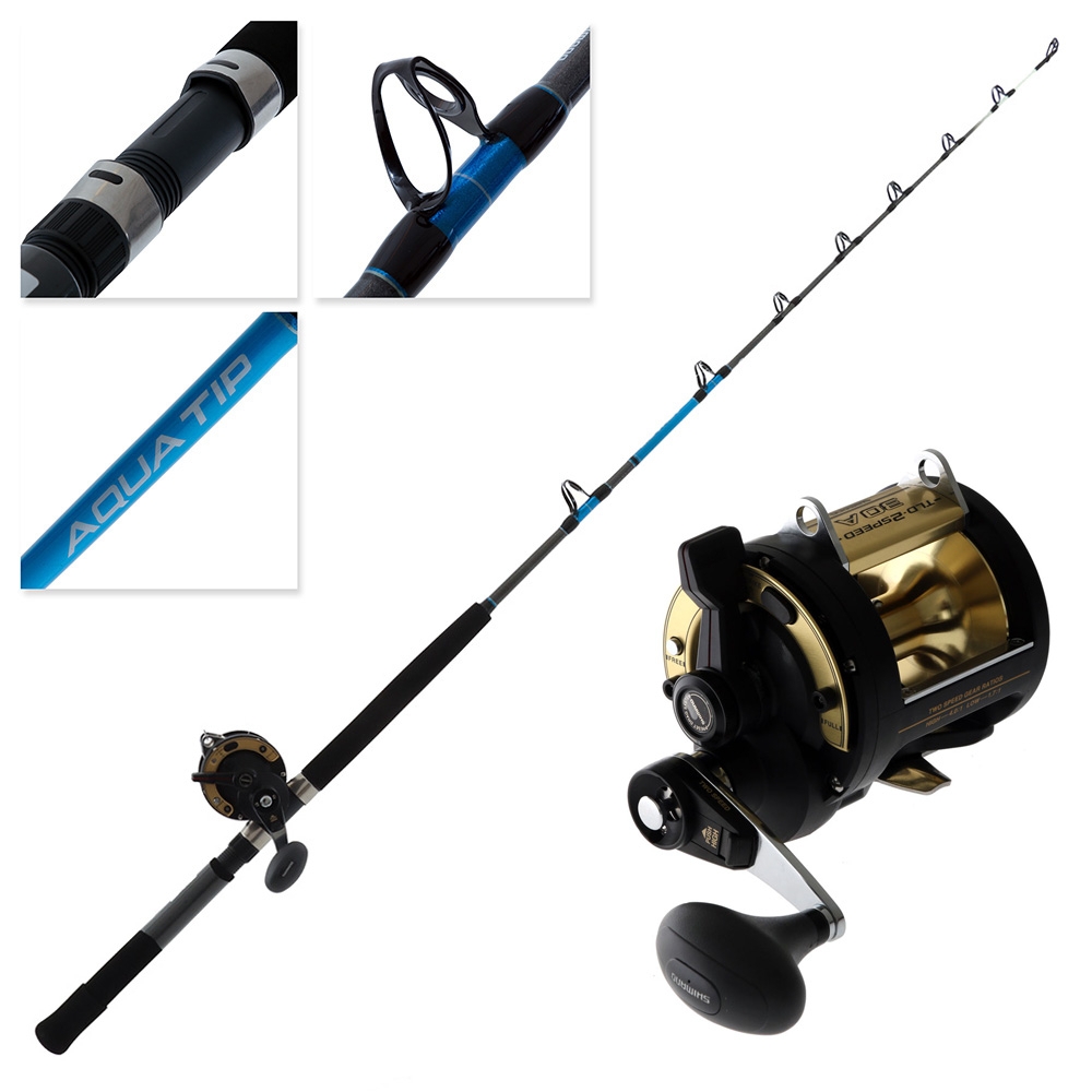 Shimano Triton TLD-30  Aquatip Boat Standard Tip 2-Speed Boat Combo 5ft 6in 24kg 1pc