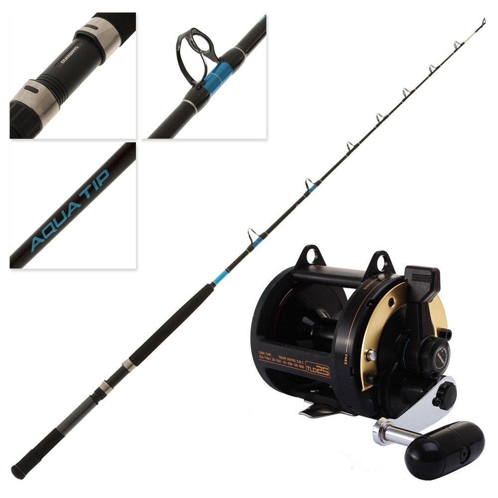 Shimano Triton TLD 25 25 Aquatip Game Combo 5ft 6in 15-24kg 1pc