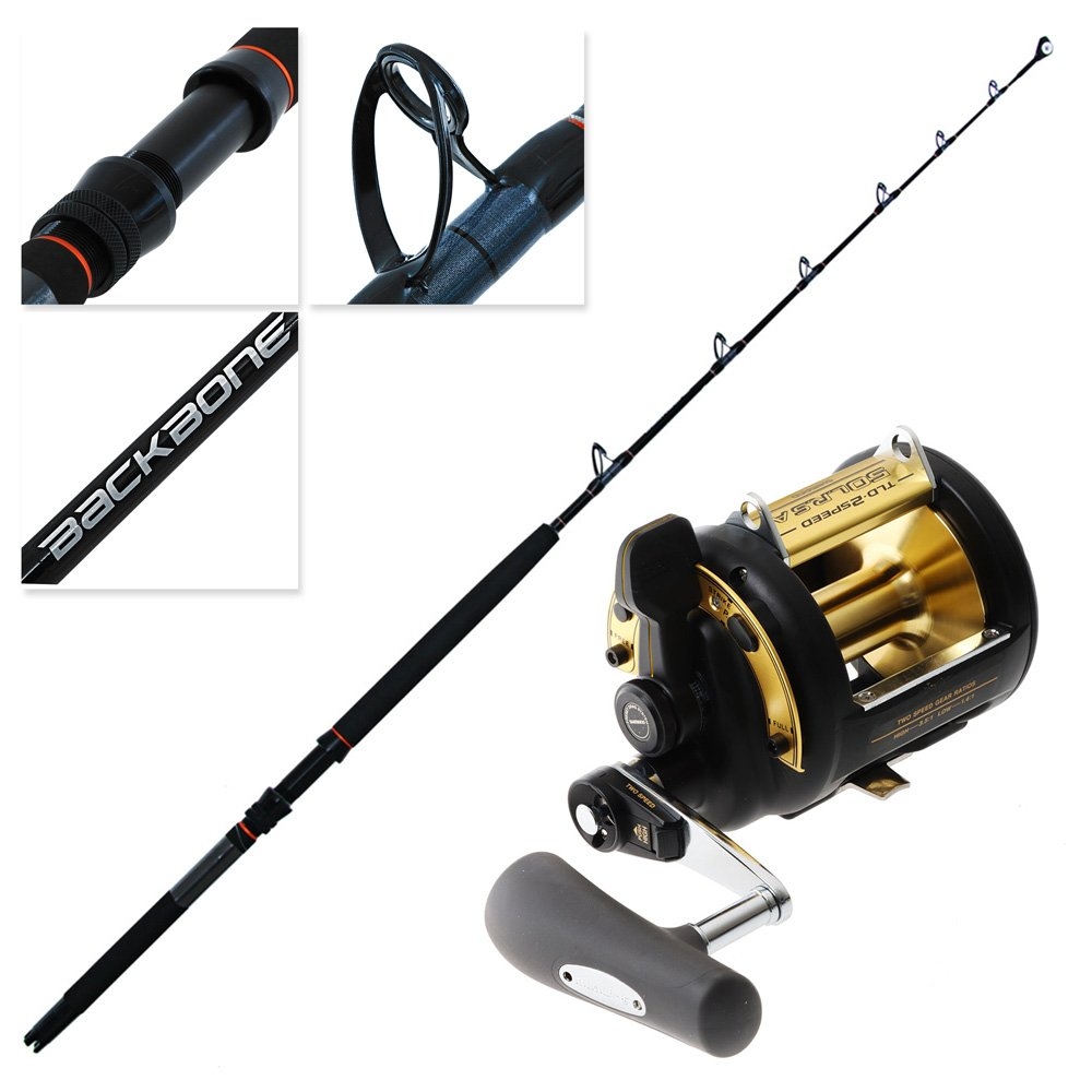 Shimano TLD 50 LRS 2-Speed Backbone Roller Tip Game Combo 5ft 7in 24kg 1pc