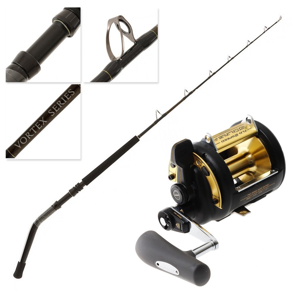 Shimano TLD 50 LRS 2-Speed Vortex Bent Butt Deep Drop Combo 5ft 6in 80lb 2pc