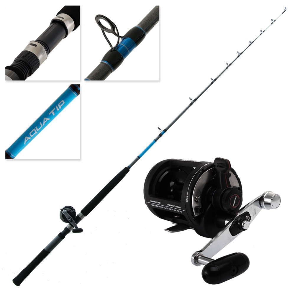 Shimano Charter Special TR2000 LD Aquatip Overhead Boat Combo 6ft 10kg 1pc