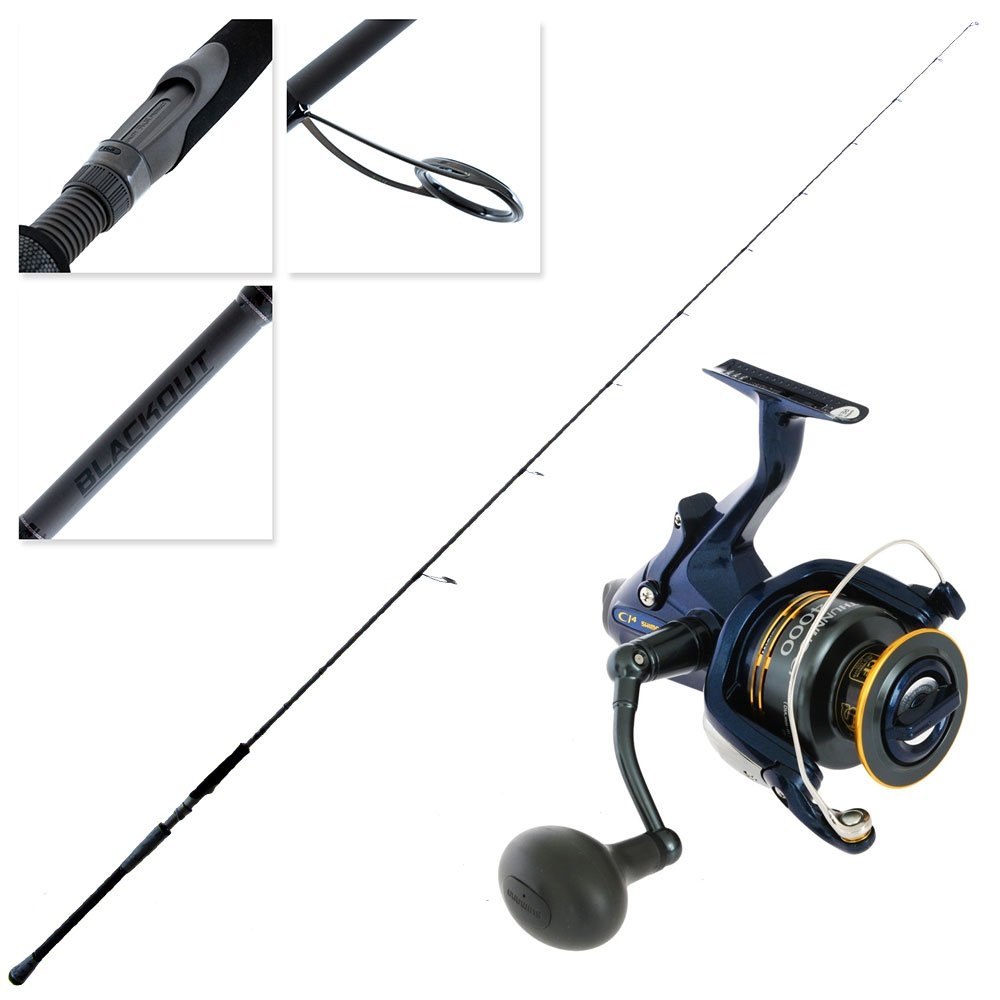Shimano Thunnus 4000F Ci4 BTR Blackout Strayline Combo 7ft 11in 40-70g 2pc