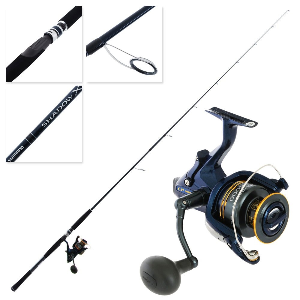 Shimano Thunnus 4000 F Ci4 Shadow X Strayline Combo 7ft 5-10kg 2pc