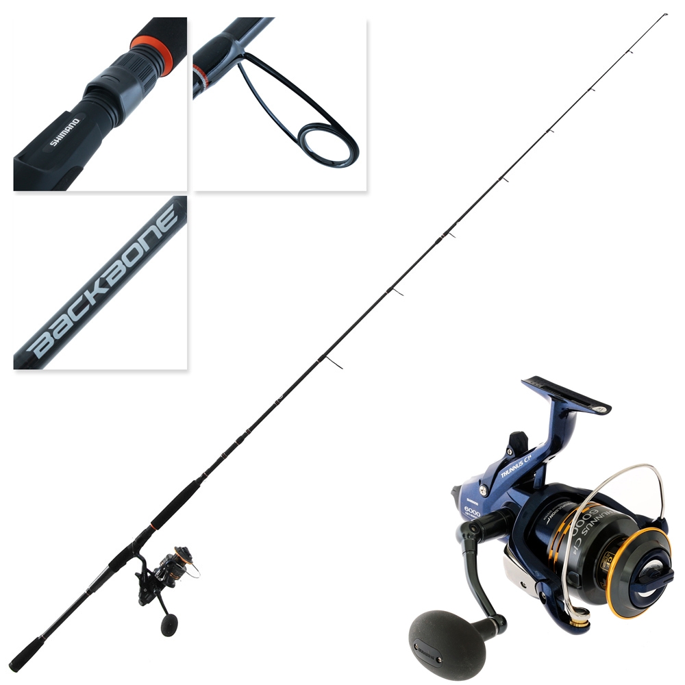 Shimano Thunnus 6000 F Ci4 Baitrunner Backbone Inshore Travel Combo 7ft 5-10kg 3pc