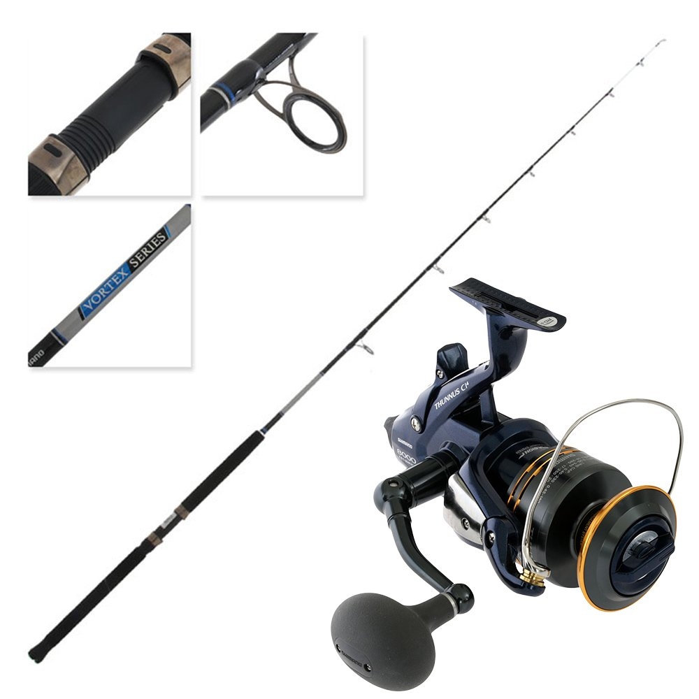 Shimano Thunnus 8000 F CI4 Vortex Spin Combo 6ft 10in 6-10kg 1pc